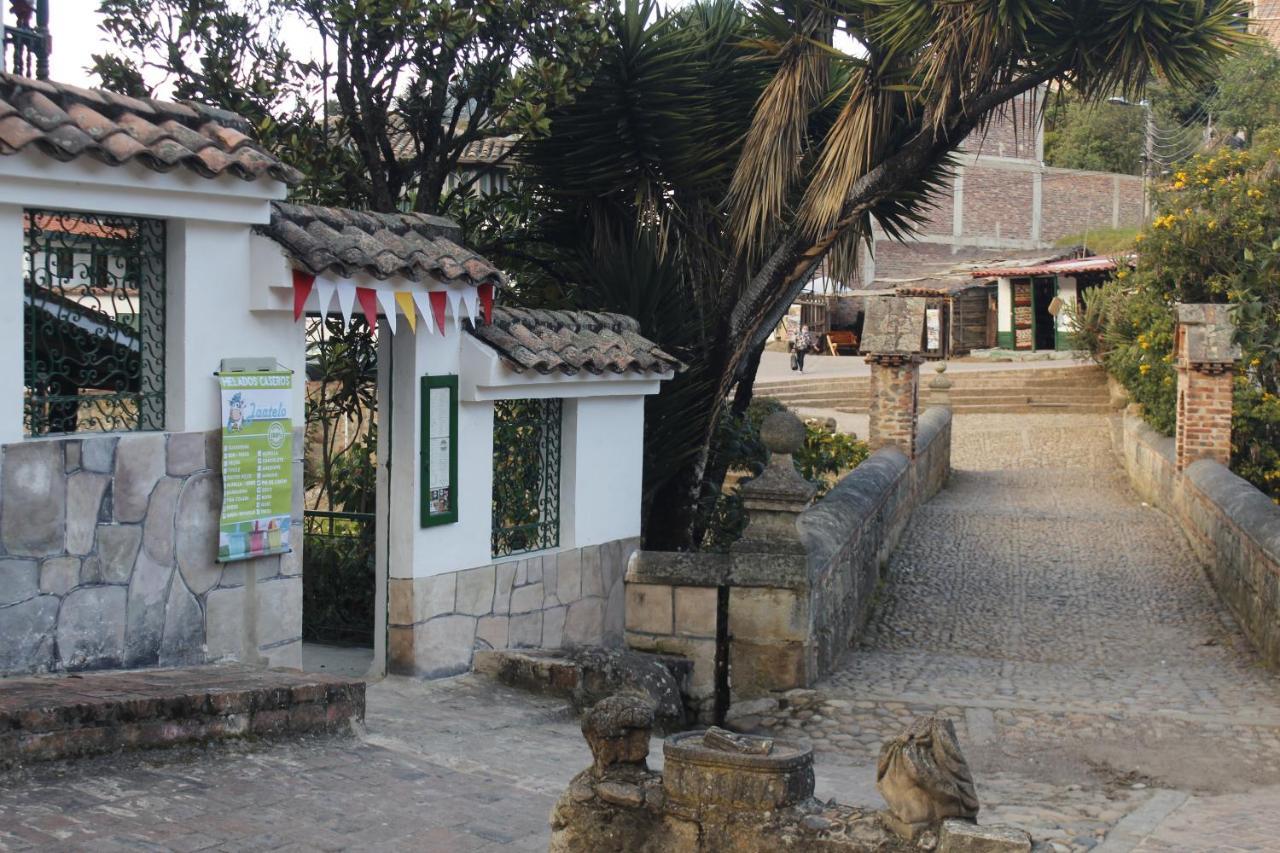 Hotel Calicanto Real Cafe Museo Monguí Dış mekan fotoğraf