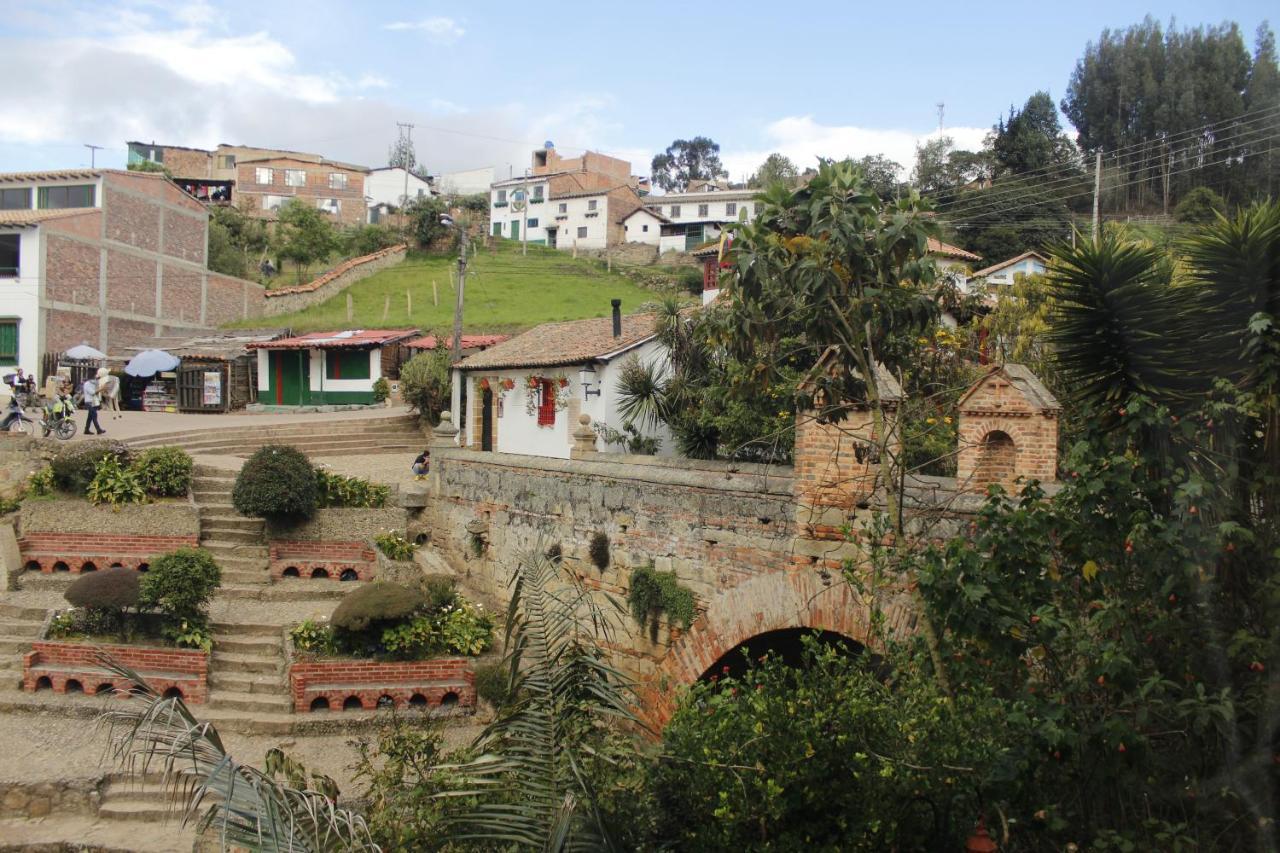 Hotel Calicanto Real Cafe Museo Monguí Dış mekan fotoğraf