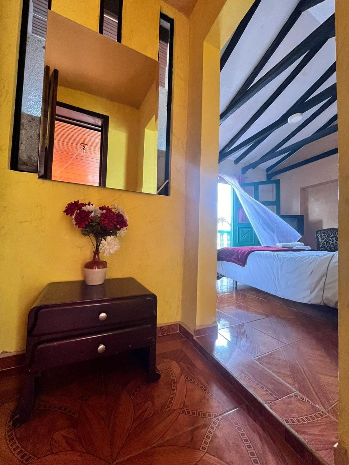Hotel Calicanto Real Cafe Museo Monguí Dış mekan fotoğraf