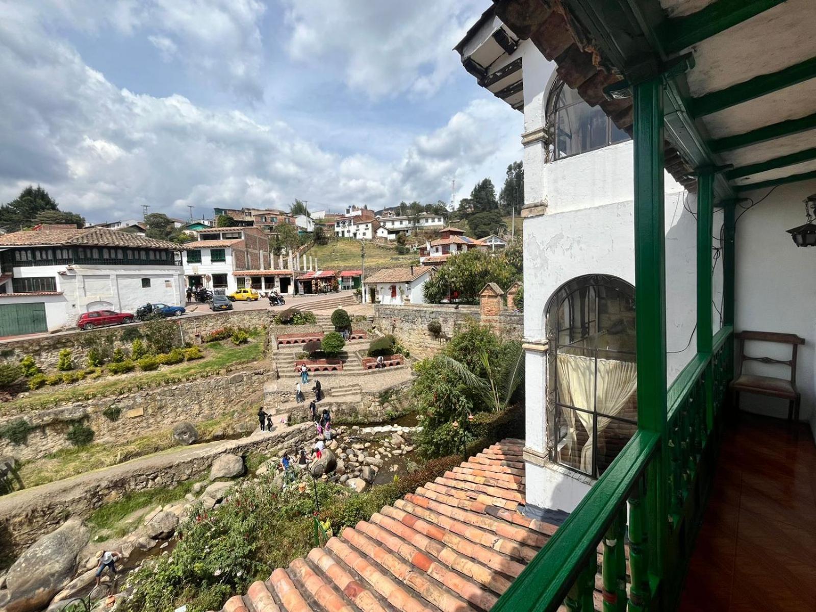 Hotel Calicanto Real Cafe Museo Monguí Dış mekan fotoğraf
