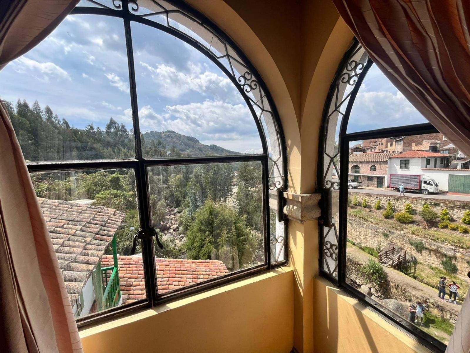 Hotel Calicanto Real Cafe Museo Monguí Dış mekan fotoğraf