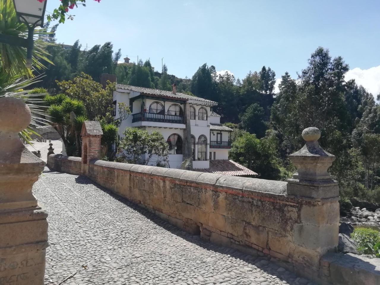 Hotel Calicanto Real Cafe Museo Monguí Dış mekan fotoğraf